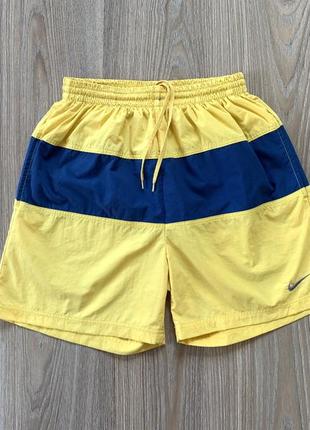 Мужские винтажные спортивные плавательные шорты с принтом свуш nike vintage2 фото
