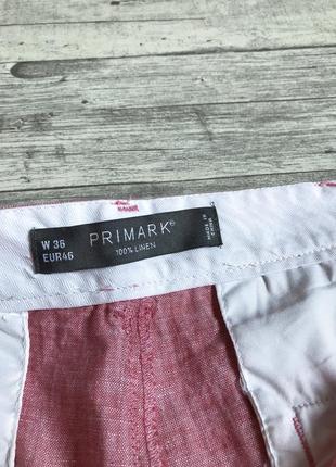 Шорти льняні чоловічі primark8 фото