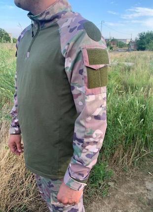 Убакс тактична сорочка армійська військова камуфляж мультиків для зсу