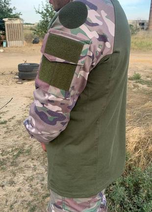 Убакс тактическая рубашка армейская военная камуфляж мультикам для зсу6 фото