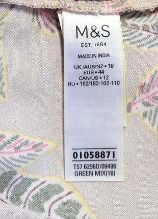 Брендовые штаны-кюлоты marks&spencer, 100% вискоза, размер 16/44 или xxl7 фото