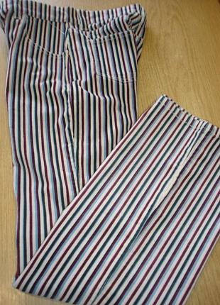 Вельветові штани в смужку "geekay" 8-10 р