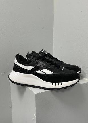 Кросівки жіночі reebok classic suede legacy black/кросівки жіночі рібок класік9 фото