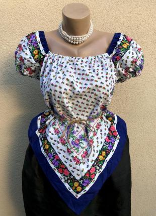 Винтаж,блуза с открытыми плечами,этно бохо стиль,беременным,англия,