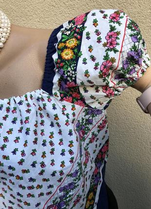 Винтаж,блуза с открытыми плечами,этно бохо стиль,беременным,англия,10 фото