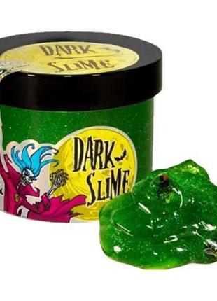 Слайм dark slime з декором 100 г зелений