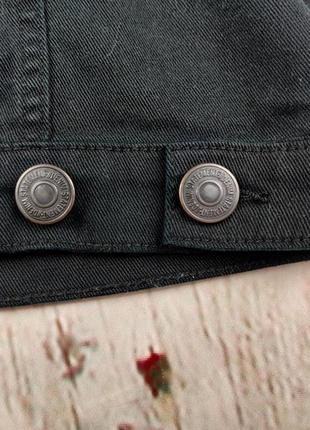 Джинсова куртка чоловіча джинсовці чорна produkt6 фото