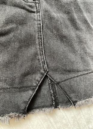 Короткая джинсовая юбка denim co,размер м4 фото