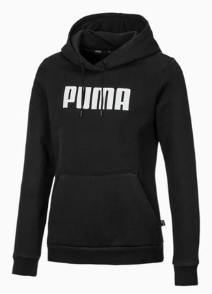 Puma костюм толстовка ess puma hoody fl штаны ess embroidery logo pant fl, размер s