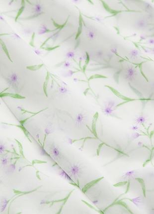 Плаття в квітковий принт біле h&m6 фото