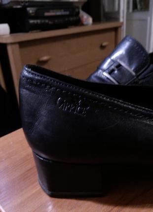 Кожаные туфли с квадратным носком и пряжками,caprice,германия5 фото