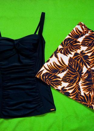 Шикарный летний комплект юбка и топ утяжка