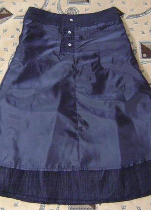 Новая черная юбка для девочки, школьная и не только4 фото