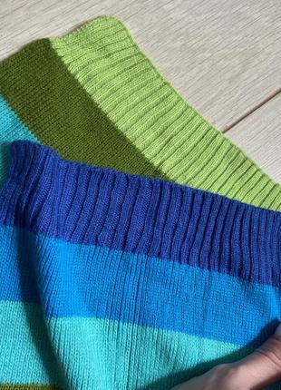 Різнокольоровий шарф4 фото