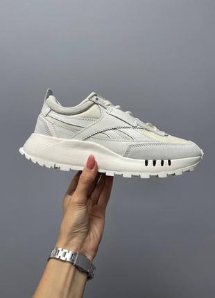 Кросівки жіночі reebok classic leather legacy white olahrada/кроссовки женские рибок классик