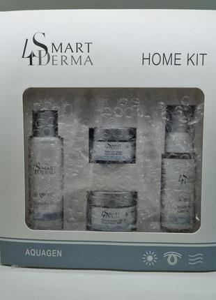 Подарунковий набір домашній догляд aquagen homekit smart4derma