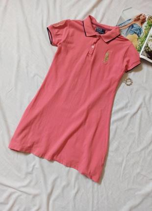 Рожеве плаття поло ralph lauren