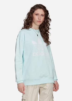 Кофта женская adidas originals trefoil crew sweatshirt