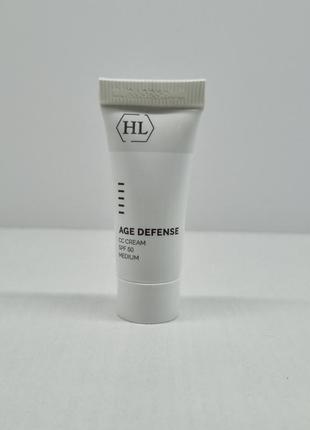 Коригувальний крем holy land age defense cc cream medium spf50 4мл (пробник)