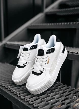 Кросівки puma cali sport mix white grey black