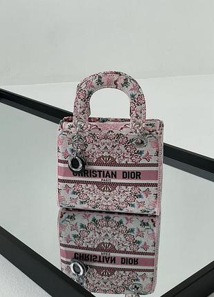 Маленька сумка сумочка на плечі леді діор ledy dior