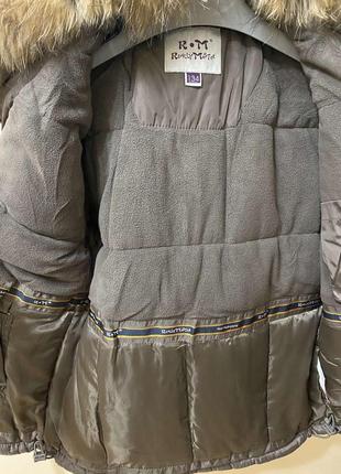 Зимова курточка з натуральним хутром розпродаж5 фото