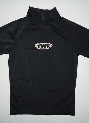 Гидрофутболка  twf 50+  серфинг рафтинг черная (m)