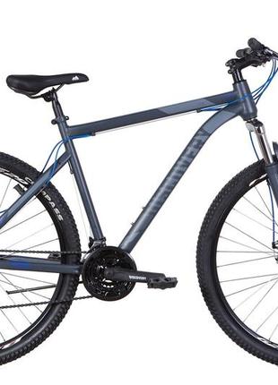 Велосипед st 29" discovery trek am dd 2022 (темно-серый с синим (м))