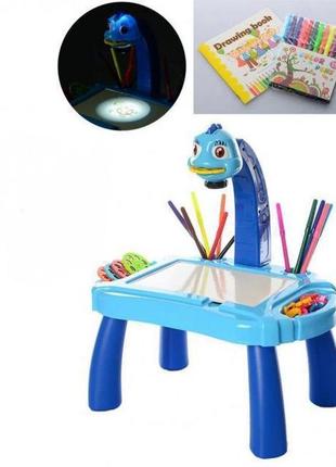 Детский стол проектор для рисования со светодиодной подсветкой  tv10017 shopolife4 фото