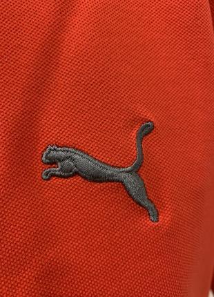 Поло футболка puma червона чоловіча keeps you dry6 фото
