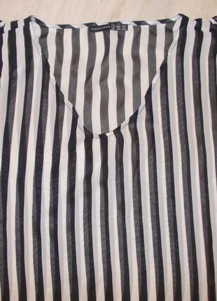 Актуальная полосатая блузка размер s-84 фото