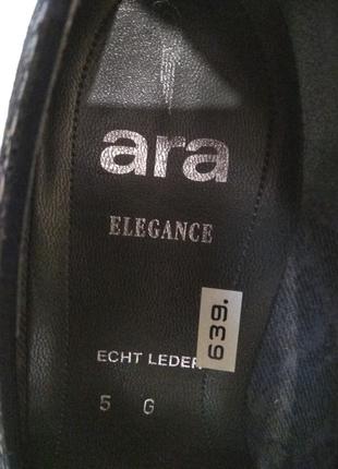 Новые немецкие кожаные туфли ara, оригинал!2 фото