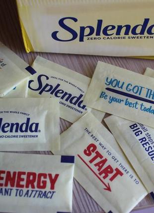 Сахарозаменитель splenda no calorie. спленда. поштучно. 50 штук.9 фото