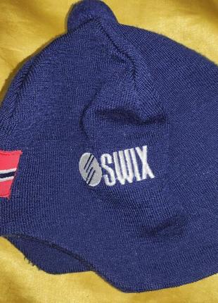 Спортивна фірмова шапка шапочка.swix sport norway .м-л-хл.56-586 фото