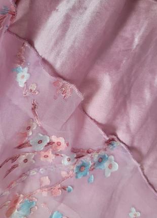 Шовкова сукня в стилі барбі barbie3 фото