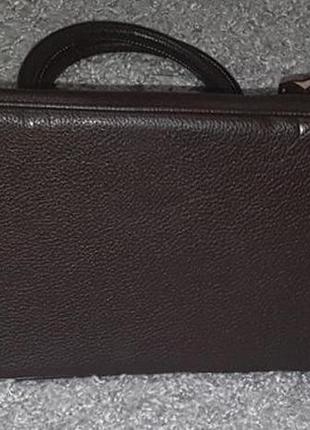Нова,шкіряна,супер стильна,брендова сумка4 фото