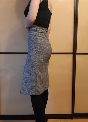 Шерстяная стильная юбка миди basler5 фото