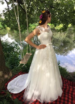 Волшебное свадебное платье3 фото