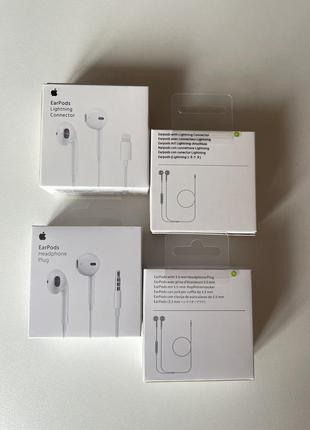 Apple провідні навушники earpods 3.5 mm with remote and mic (original)