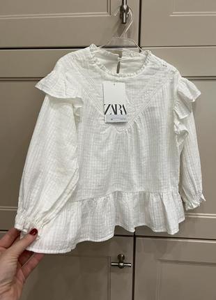 Шикарная блузка zara рубашка 😍3 фото