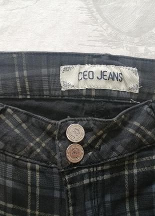 Ceo jeans штани в клітинку, польща2 фото