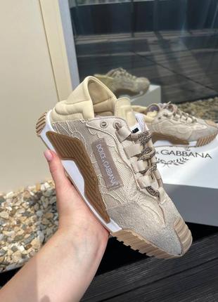 Кроссовки женские d0lce & gabbana ns1 beige/кросівки жіночі