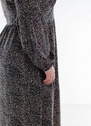 Стильна сукня міді з гудзиками3 фото