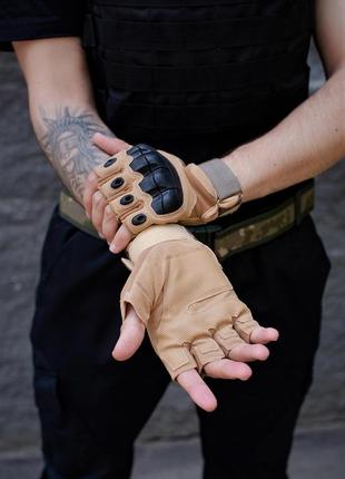 Військові тактичні перчатки without oakley сoyote 80486883 фото