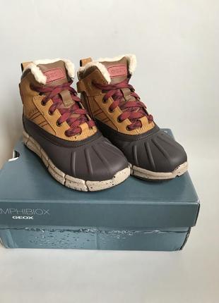 Зимові черевикі geox 29р 19см .зимние ботинки geox10 фото