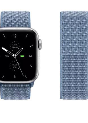 Силіконовий ремішок синій білий бордовий на apple watch 38/40/41 se8 фото