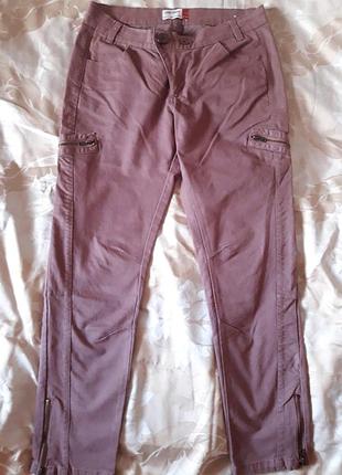 Хлопковые брюки select casuals с молниями
