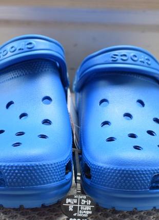 Шлепанцы шлепки кроксы тапки сабо crocs m8w10 р. 41/42 27 см2 фото