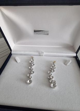 Серьги кристалы swarovski