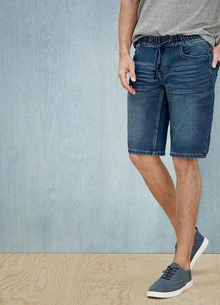 Качественные мужские джинсовые шорты стрейч denim размер 50,  livergy германия